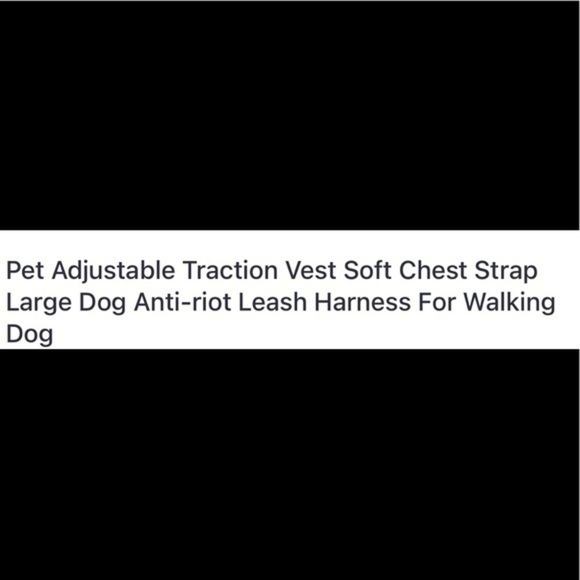 Joom Traction vest Blue soft chest strap harness S - Picture 7 of 8